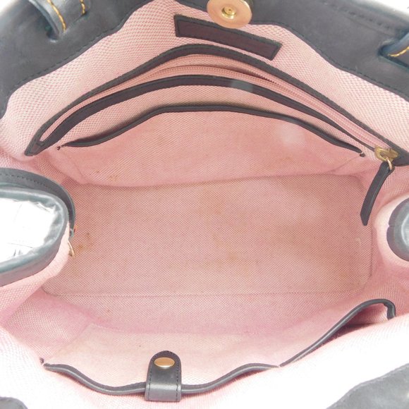 DOONEY BOURKE Large Purple Croc Print Leather Tasseled Satchel Shoulder Bag - Picture 8 of 15